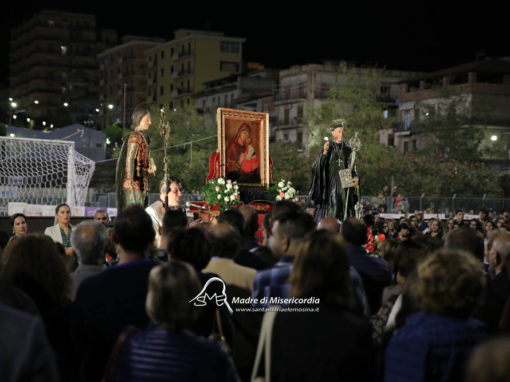 Momento di preghiera con i Santi Patroni Maria SS. dell’Elemosina, San Placido e San Zenone per la supplica di liberazione dal terremoto